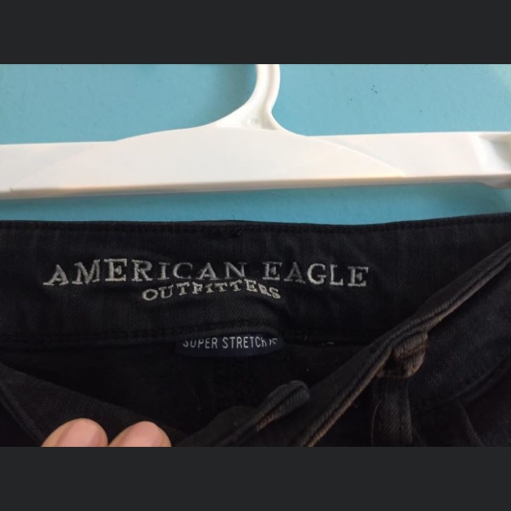 BLACK AMERICAN EAGLE JEANS